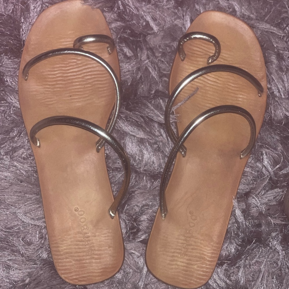 Gold Sandals. Great condition.